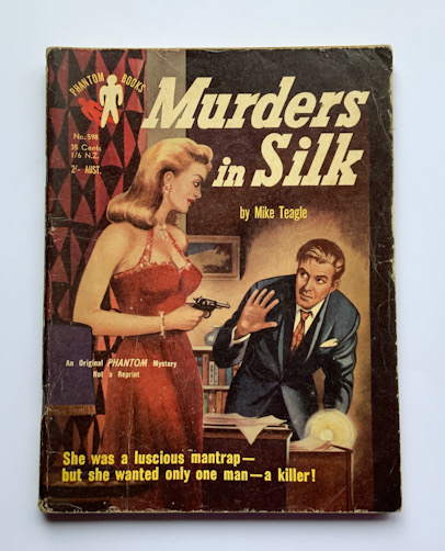 Phantom MURDERS IN SILK Australian pulp fiction book 1954